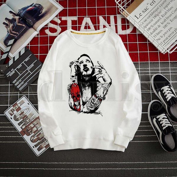 marilyn manson matal punk vintage new men hoodies sweatshirt solid color print trend coat mens clothes hip-hop male clothing, Black
marilyn manson matal punk vintage new men hoodies sweatshirt solid color print trend coat mens clothes hip-hop male clothing, Black