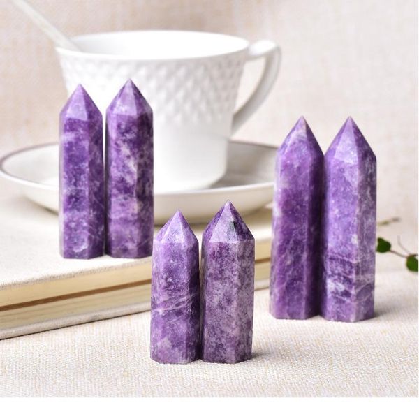 1pc natural crystal point lapidolite healing obelisk purple quartz tower ornament for home decor reiki energy stone pyra qylebn, Black
1pc natural crystal point lapidolite healing obelisk purple quartz tower ornament for home decor reiki energy stone pyra qylebn, Black