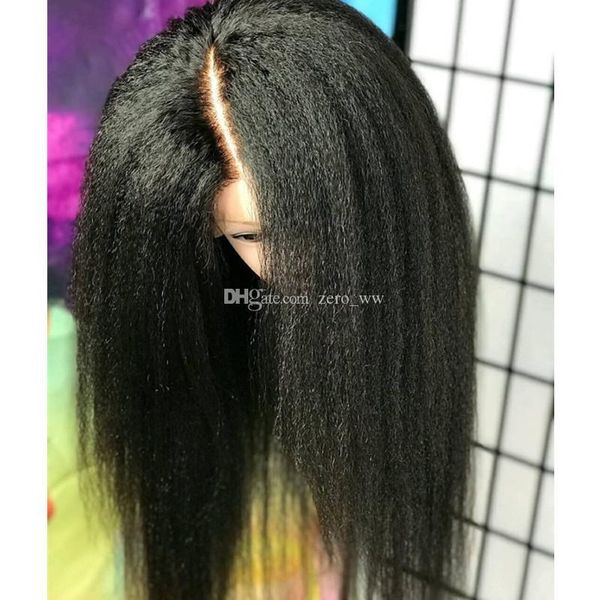 glueless silk kinky straight human hair wigs for black women 5*4.5 silk base full lace wigs with baby hair, Black;brown
glueless silk kinky straight human hair wigs for black women 5*4.5 silk base full lace wigs with baby hair, Black;brown
