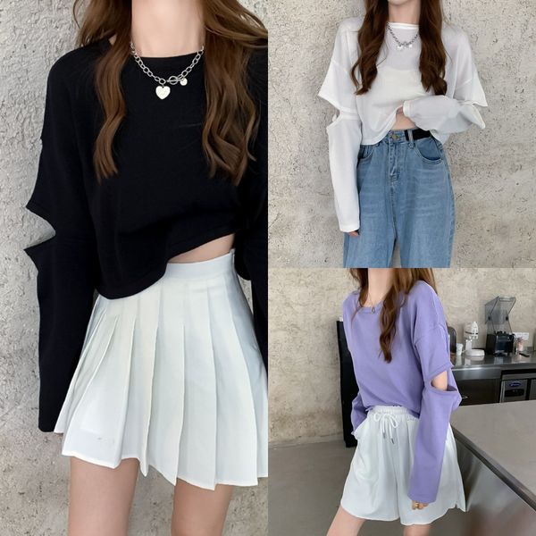 2020 summer new korean version design is loose and versatilehollow out short round neck sun proof t-shirt t-shirt is fashionable kkebz kkebz, White
2020 summer new korean version design is loose and versatilehollow out short round neck sun proof t-shirt t-shirt is fashionable kkebz kkebz, White