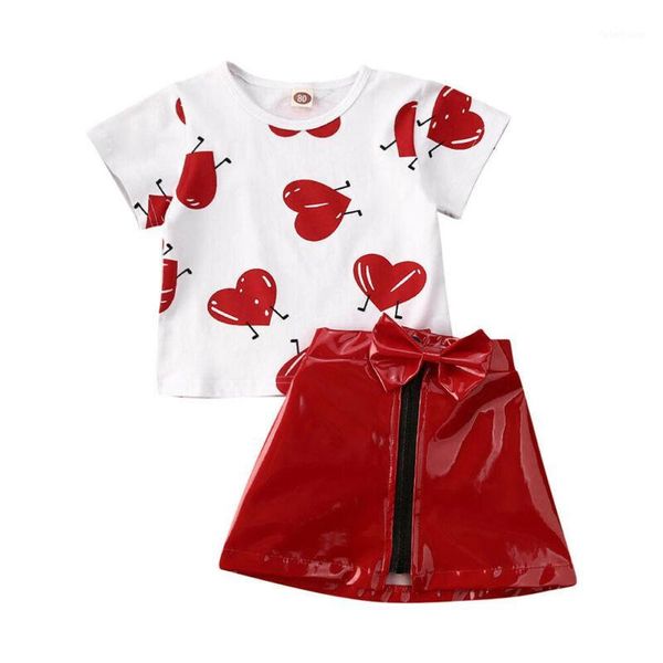 pudcoco toddler kids baby girls outfits short sleeve tutu leather mini pencil skirt party summer valentine's day clothes1, White
pudcoco toddler kids baby girls outfits short sleeve tutu leather mini pencil skirt party summer valentine's day clothes1, White