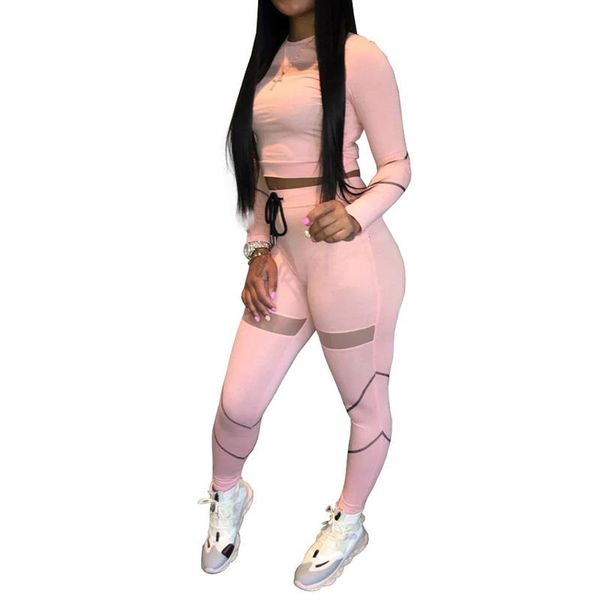 women clothes sport outfit solid color long sleeve round collar + long pants two-piece sports clothes for women, White;black
women clothes sport outfit solid color long sleeve round collar + long pants two-piece sports clothes for women, White;black