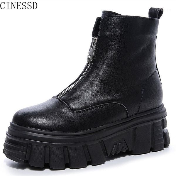 boots cinessd genuine leather front zipper women' ankle 2021 fashion style women winter warm platform ladies chunky shoes1, Black
boots cinessd genuine leather front zipper women' ankle 2021 fashion style women winter warm platform ladies chunky shoes1, Black