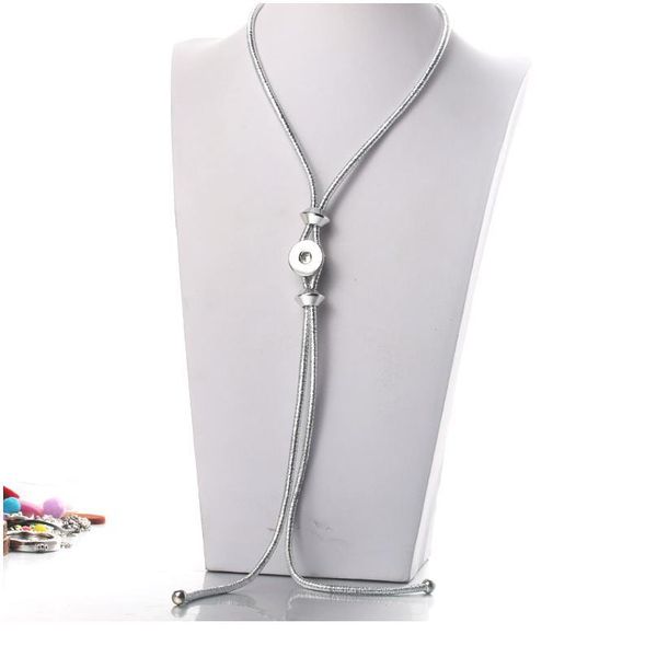 new fashion 7 colors rope chain snap button necklace snap button jewelry diy fit 18mm snap jewelry women bbygir, Silver
new fashion 7 colors rope chain snap button necklace snap button jewelry diy fit 18mm snap jewelry women bbygir, Silver