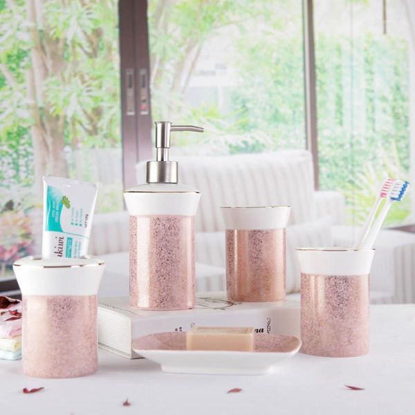 bath accessory set wshyufei 5 pcs nordic ceramic bathroom kit washing tools bottle mouthwash cup soap toothbrush holder household articles1
bath accessory set wshyufei 5 pcs nordic ceramic bathroom kit washing tools bottle mouthwash cup soap toothbrush holder household articles1