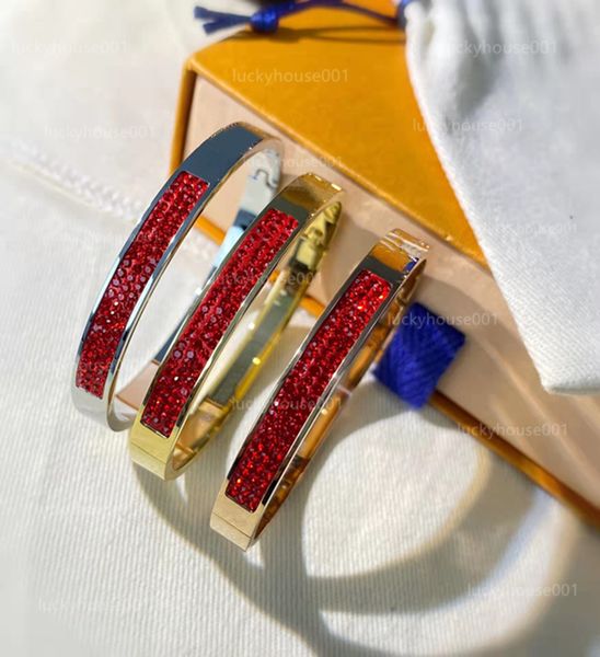 love bracelets charm titanium steel 3-row full diamond bracelet fashion women wedding bracelet luxury jewelry party birthday gift multicolor, Golden;silver
love bracelets charm titanium steel 3-row full diamond bracelet fashion women wedding bracelet luxury jewelry party birthday gift multicolor, Golden;silver