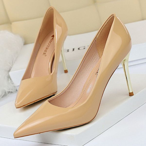 2020 fashionable female new office shoes high thin heels 4eti, Black
2020 fashionable female new office shoes high thin heels 4eti, Black