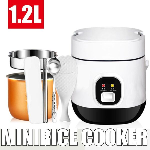 1.2l 350w 220v mini electric rice cooker 2 layers heating steamer multifunction meal cooking soup pot 1-2 people lunch box
1.2l 350w 220v mini electric rice cooker 2 layers heating steamer multifunction meal cooking soup pot 1-2 people lunch box