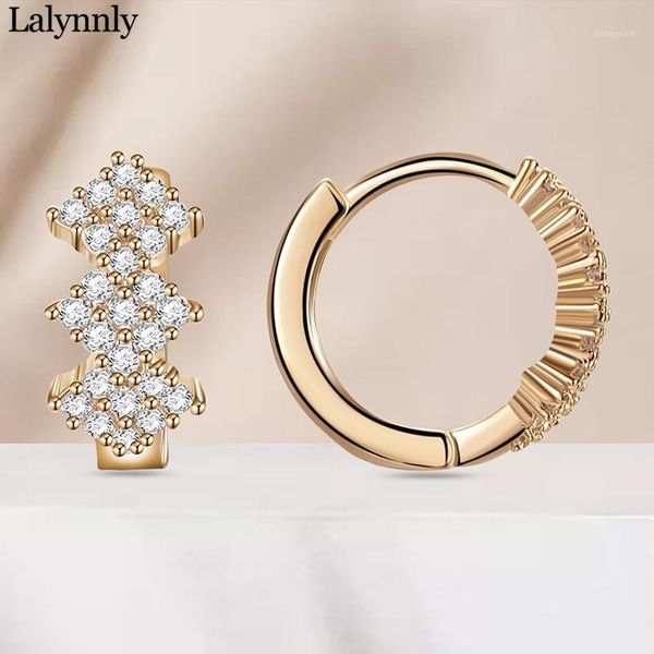 hoop & huggie lalynnly luxury wedding earrings for women cubic zircon round bridal jewelry orecchini oorbellen e84301, Golden;silver
hoop & huggie lalynnly luxury wedding earrings for women cubic zircon round bridal jewelry orecchini oorbellen e84301, Golden;silver