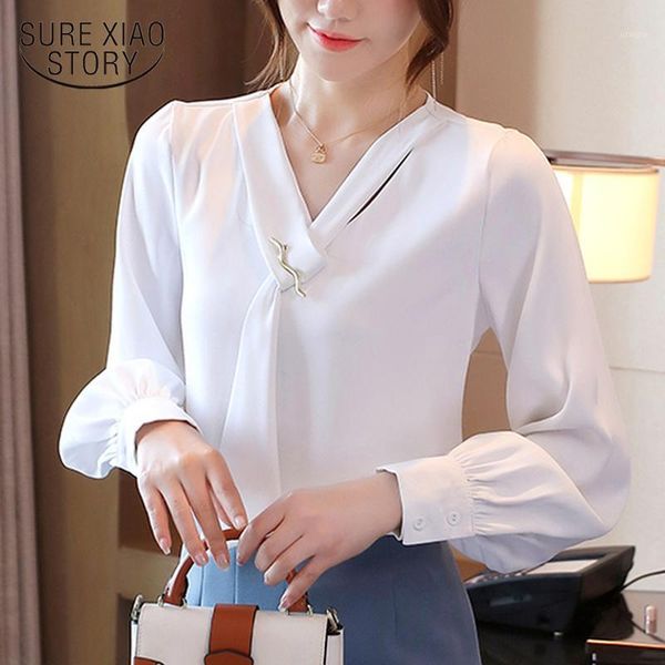 2020 office solid v neck blouse women new autumn lantern long sleeve chiffon shirt female plus size ladies pullovers 110811, White
2020 office solid v neck blouse women new autumn lantern long sleeve chiffon shirt female plus size ladies pullovers 110811, White