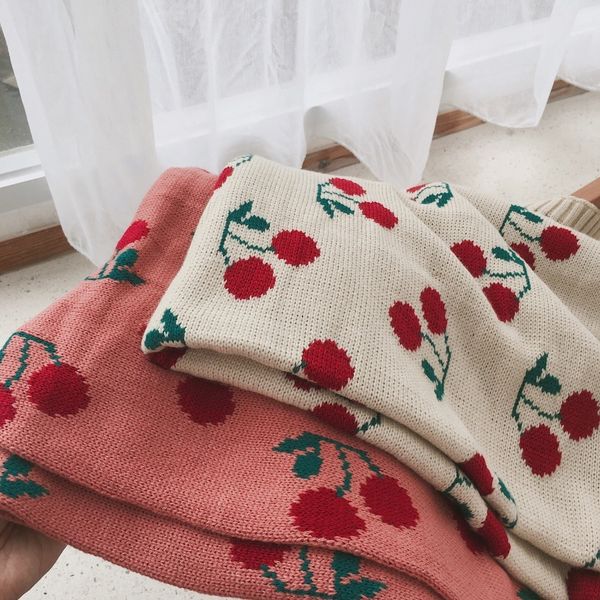 2 layers cotton knitted cherry pattern soft girl baby blanket kids back seat cover bed quilt cover girl summer blanket lj201105
2 layers cotton knitted cherry pattern soft girl baby blanket kids back seat cover bed quilt cover girl summer blanket lj201105