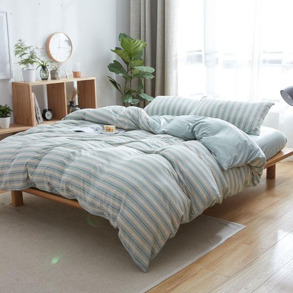 100% cotton quality jersey knitted bedding sets solid green fitted sheet 4pcs reversible striped duvet covers king size
100% cotton quality jersey knitted bedding sets solid green fitted sheet 4pcs reversible striped duvet covers king size