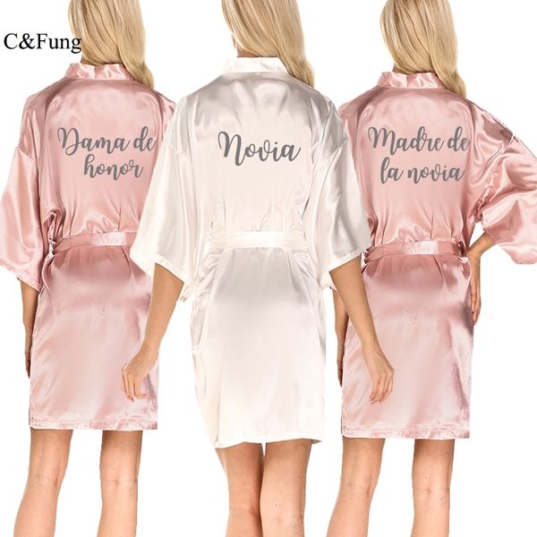 c&fung dusty rose bridal satin robe women dama de honor espanol spanish wedding robe novia kimono bride party bridesmaid robes lj200822, Black;red
c&fung dusty rose bridal satin robe women dama de honor espanol spanish wedding robe novia kimono bride party bridesmaid robes lj200822, Black;red