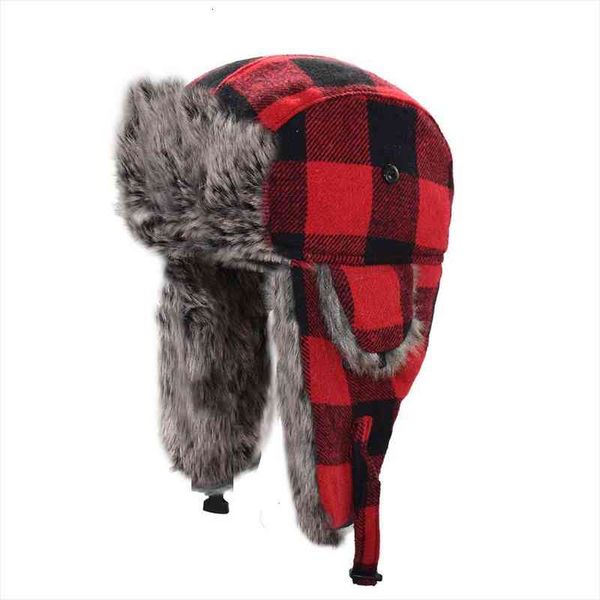 winter hats for mens bomber hat fur red warm earflap cap windproof women thicker plaid russian lei feng hat ski, Blue;gray
winter hats for mens bomber hat fur red warm earflap cap windproof women thicker plaid russian lei feng hat ski, Blue;gray