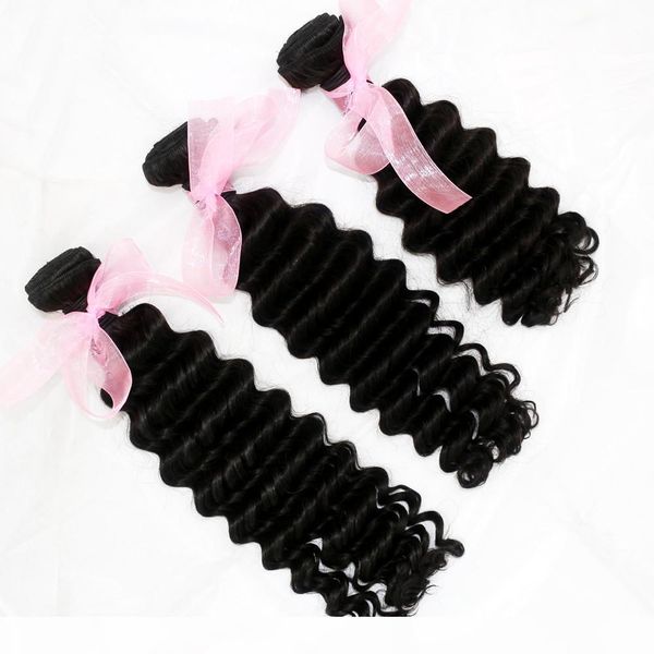 deep wave brazilian hair 4bundles lot natural color peruvian malaysian mongolian indian hair weave unprocessed cuticle human hair extension, Black
deep wave brazilian hair 4bundles lot natural color peruvian malaysian mongolian indian hair weave unprocessed cuticle human hair extension, Black