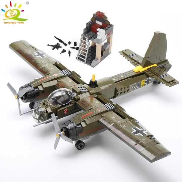 huiqibao 559pcs military ju 88 bombing plane building block ww2 helicopter army weapon soldier model bricks kit toy for children sqcjgd
huiqibao 559pcs military ju 88 bombing plane building block ww2 helicopter army weapon soldier model bricks kit toy for children sqcjgd