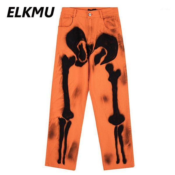elkmu orange jeans men hip hop streetwear bone print denim pants harajuku fashion trousers jeans male loose he8341, Blue
elkmu orange jeans men hip hop streetwear bone print denim pants harajuku fashion trousers jeans male loose he8341, Blue