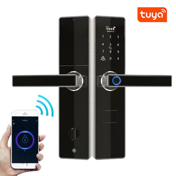 tuya app wifi fingerprint smart door lock,security home lock,password rfid card lock, smart lock with fechadura digital
tuya app wifi fingerprint smart door lock,security home lock,password rfid card lock, smart lock with fechadura digital