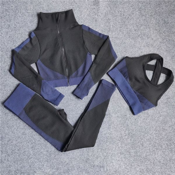 gym clothing yoga set workout clothes for women seamless sets sport leggings + crop + sports bra 2 piece fitness sportswear c0122, Gray
gym clothing yoga set workout clothes for women seamless sets sport leggings + crop + sports bra 2 piece fitness sportswear c0122, Gray