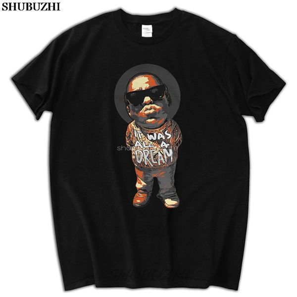 streetwear summer t shirt men brand lil biggie smalls it was all a dream sbz5170 sport hooded sweatshirt hoodie