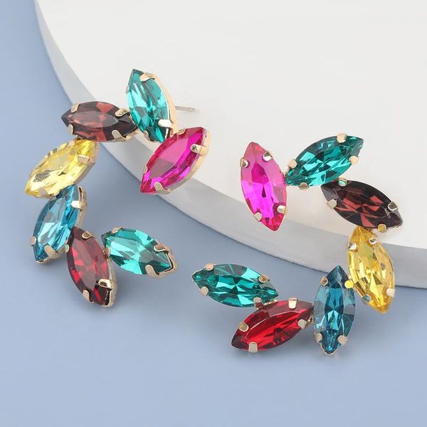 stud pauli manfi 2021 fashion simple metal glass flower earrings women's creative banquet jewelry accessories, Golden;silver
stud pauli manfi 2021 fashion simple metal glass flower earrings women's creative banquet jewelry accessories, Golden;silver
