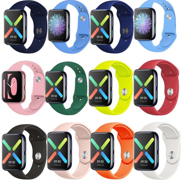 it is suitable oppo watch strap 41 / 46mm replacement of pure color silicone wristband for men and women
it is suitable oppo watch strap 41 / 46mm replacement of pure color silicone wristband for men and women