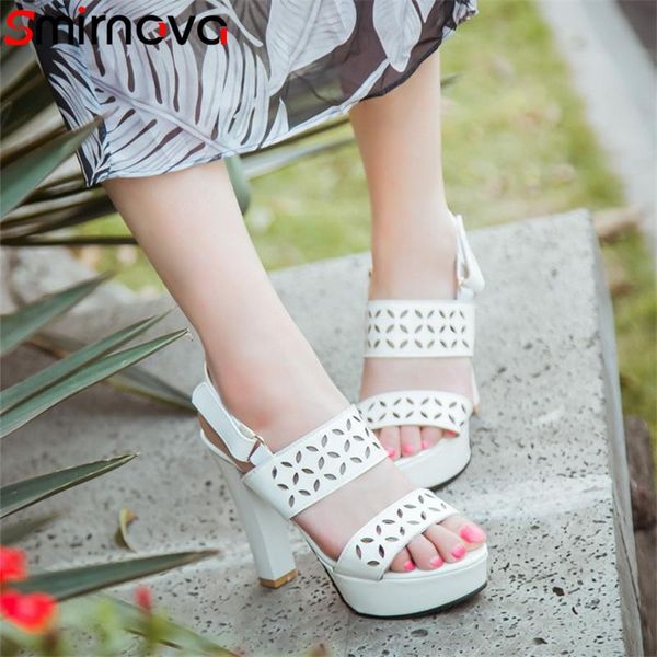 smirnova women sandals hollow out high heels platform sandals fashion elegant party wedding shoes woman big size 43, Black
smirnova women sandals hollow out high heels platform sandals fashion elegant party wedding shoes woman big size 43, Black