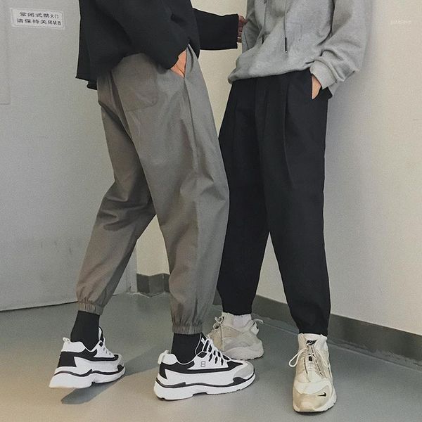 2019 spring trend korean version of the campus wind loose beam feet small fresh solid color leisure sports harem pants party1, Black
2019 spring trend korean version of the campus wind loose beam feet small fresh solid color leisure sports harem pants party1, Black