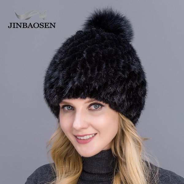 beanie/skull caps jinbaosen 2021 thick female hat real ladies winter knit water with fur pompoms, Blue;gray
beanie/skull caps jinbaosen 2021 thick female hat real ladies winter knit water with fur pompoms, Blue;gray