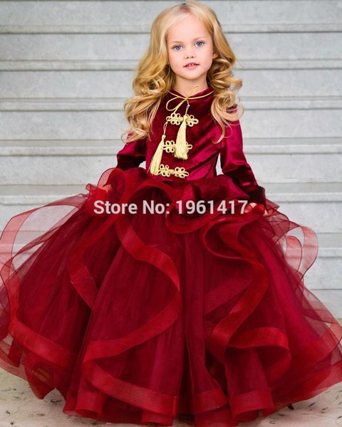 xiaoxiaoran children's velvet dress little girl's christmas long dress festival performance banquet, Red;yellow
xiaoxiaoran children's velvet dress little girl's christmas long dress festival performance banquet, Red;yellow