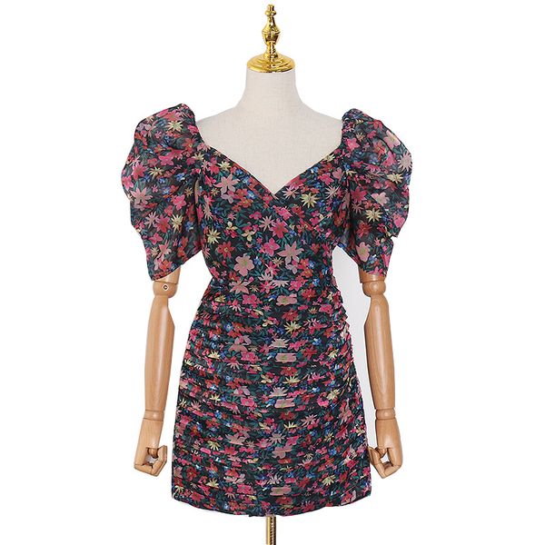 2020 latest fashionable slimming printed bubble sleeve close-fitting printed dress for women trendy dress, White;black
2020 latest fashionable slimming printed bubble sleeve close-fitting printed dress for women trendy dress, White;black