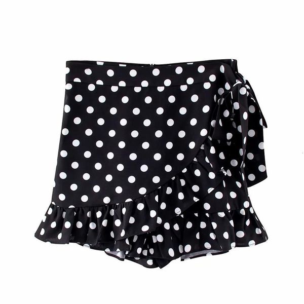 2020 women sweet ruffles polka dot shorts skirts vintage fashion side bow tie shorts casual girls chic short pants, White;black
2020 women sweet ruffles polka dot shorts skirts vintage fashion side bow tie shorts casual girls chic short pants, White;black