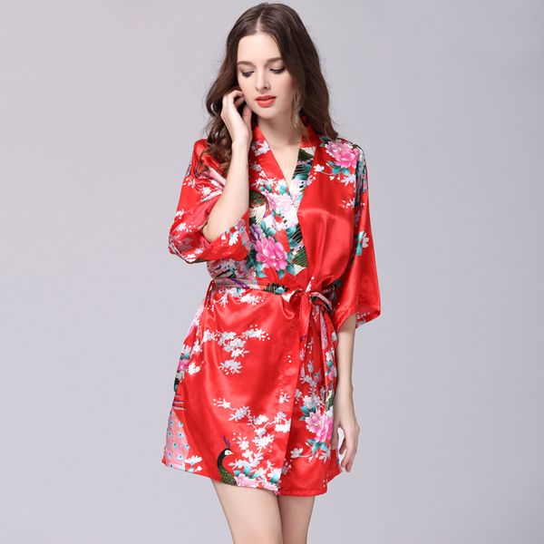chinese style bride wedding robe vintage flower print nightgown women sleepwear elegant home dress summer new nightdress, Black;red
chinese style bride wedding robe vintage flower print nightgown women sleepwear elegant home dress summer new nightdress, Black;red