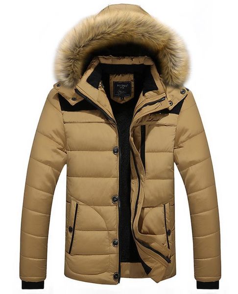 winter down jacket men thick warm hooded loose solid outerwear fashion windproof overcoat mens clothes, Black
winter down jacket men thick warm hooded loose solid outerwear fashion windproof overcoat mens clothes, Black