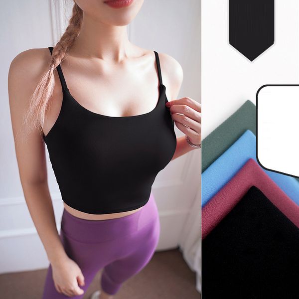 stretch yoga camisole nude base sports bra with chest pad yoga thin shoulder strap beauty back fitness underwear women, White;red
stretch yoga camisole nude base sports bra with chest pad yoga thin shoulder strap beauty back fitness underwear women, White;red