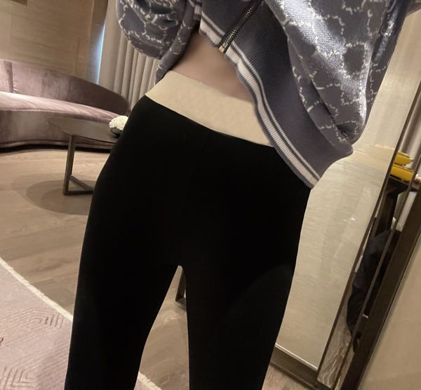 designer ladies leggings leggings high waist sports fitness pants elastic fashion casual solid color trousers, Black
designer ladies leggings leggings high waist sports fitness pants elastic fashion casual solid color trousers, Black