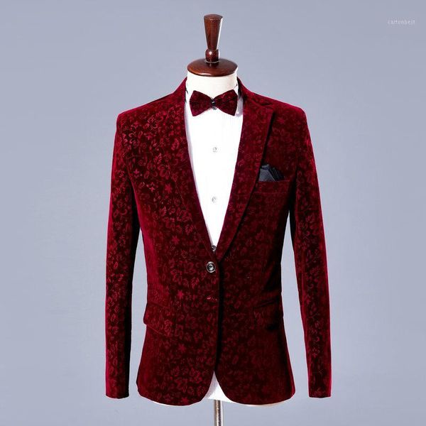 men's jackets red wedding party blazer jacket fashion studio male costume prom singer christmas performance show slim1, Black;brown
men's jackets red wedding party blazer jacket fashion studio male costume prom singer christmas performance show slim1, Black;brown