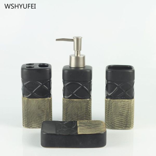 4pcs fashion embossed geometric ceramic bathroom set home non-slip design mouth cup soap dish soap bottle toothbrush holder
4pcs fashion embossed geometric ceramic bathroom set home non-slip design mouth cup soap dish soap bottle toothbrush holder