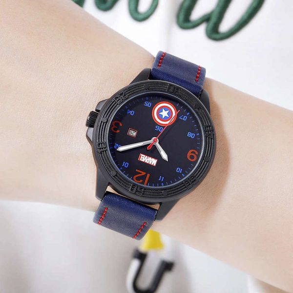 usa student captain shield casual belt men's children's super cool quartz watch 259, Blue
usa student captain shield casual belt men's children's super cool quartz watch 259, Blue