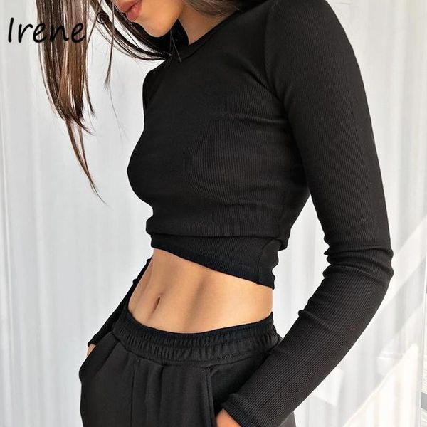 women's t-shirt irene rib basic woman shirts o neck long sleeve t female sport crop 2021 spring knitted black white brown y2k
women's t-shirt irene rib basic woman shirts o neck long sleeve t female sport crop 2021 spring knitted black white brown y2k