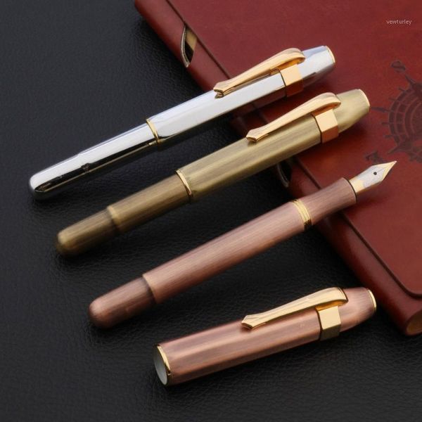 luxury quality pocket fountain pen matte 0.7mm golden retro spin twist hexagon office ink pens supplies1
luxury quality pocket fountain pen matte 0.7mm golden retro spin twist hexagon office ink pens supplies1