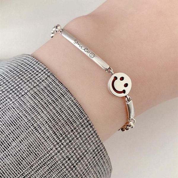 charm bracelets punk style round coin smile link chain for women birthday gifts, Golden;silver
charm bracelets punk style round coin smile link chain for women birthday gifts, Golden;silver