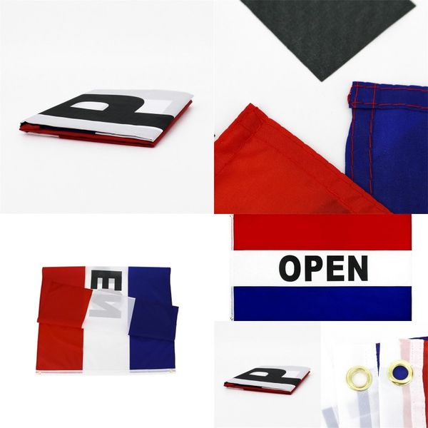 90x150 cm open flag advertising mark flags 5x3 ft flying hanging polyester banner with two eyelets 44 l2
90x150 cm open flag advertising mark flags 5x3 ft flying hanging polyester banner with two eyelets 44 l2