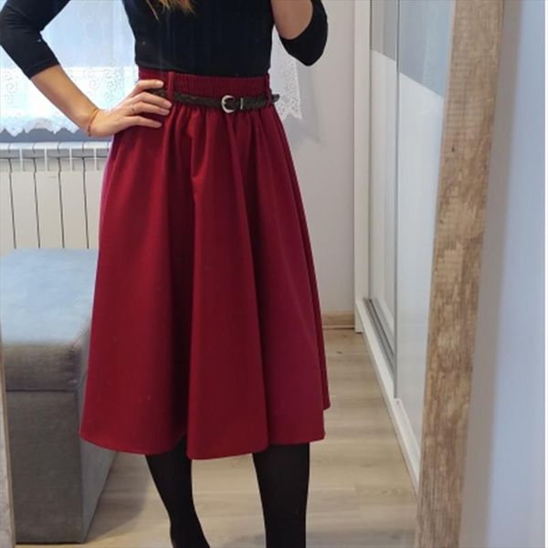 witsnoep 2019 summer midi skirts women korean fashion knee length a line high waist skirt female with belt school skirt sun, Black
witsnoep 2019 summer midi skirts women korean fashion knee length a line high waist skirt female with belt school skirt sun, Black