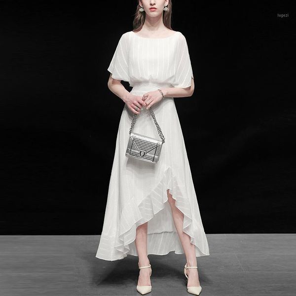 new summer dresses women elegant white dress festa cocktail party robe femme asymmetrical designer chiffon vestidos1, Black;gray
new summer dresses women elegant white dress festa cocktail party robe femme asymmetrical designer chiffon vestidos1, Black;gray