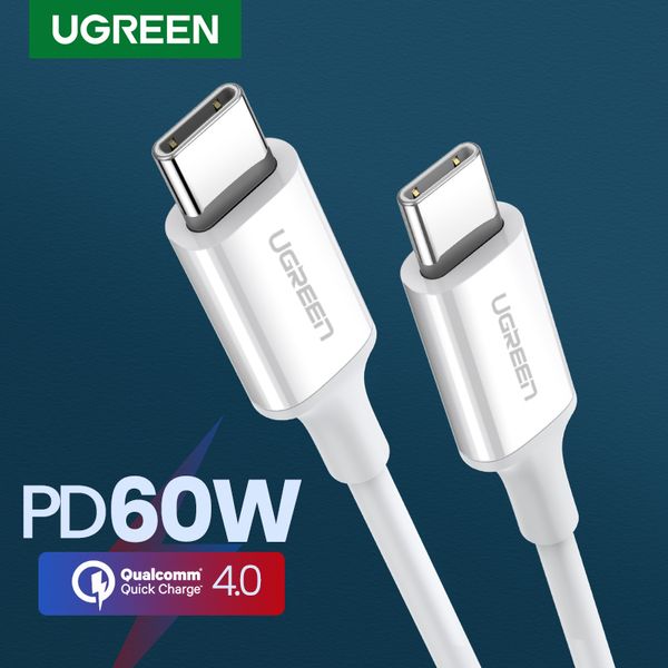 ugreen pd 60w для type-c qc4.0 3,0 fast data charge macbook samsung s9 plus usb c кабель для huawei p30 
ugreen pd 60w для type-c qc4.0 3,0 fast data charge macbook samsung s9 plus usb c кабель для huawei p30