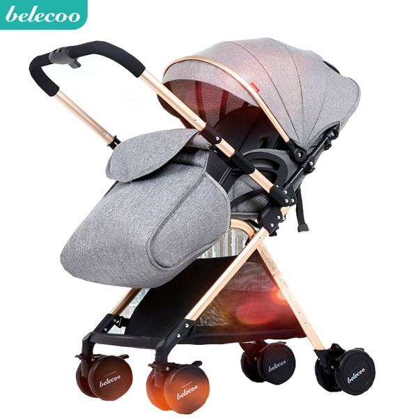 

belecoo two-way stroller seat and recliner lightweight folding shock-absorbing stroller lj200901