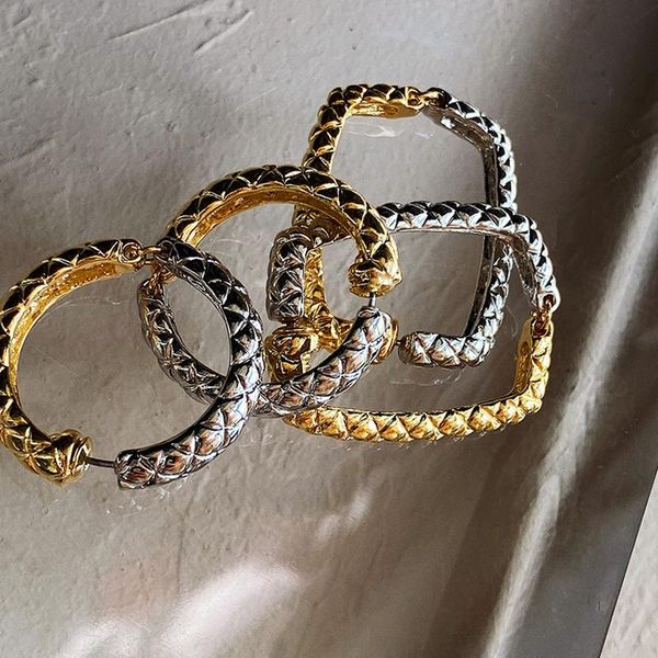 huanzhi 2020 retro gold silver plated splice metal hoop earrings geometric round square statement earrings for women girls jewel, Golden;silver
huanzhi 2020 retro gold silver plated splice metal hoop earrings geometric round square statement earrings for women girls jewel, Golden;silver