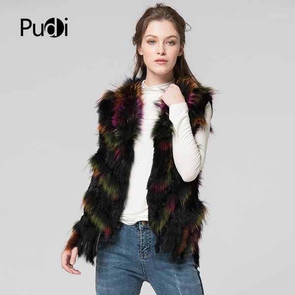 080 new women's vest real knitted fur vest with tassel raccoon fur collar waistcoats women1, Black
080 new women's vest real knitted fur vest with tassel raccoon fur collar waistcoats women1, Black