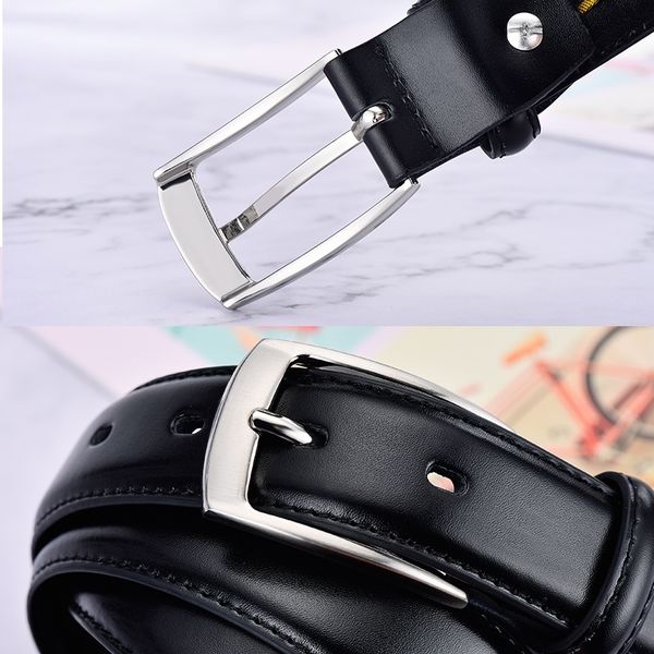 classic luxury business male cowhide leather belts 3.0 cm casual pin buckle belt for men dropshipping y200520, Black;brown
classic luxury business male cowhide leather belts 3.0 cm casual pin buckle belt for men dropshipping y200520, Black;brown